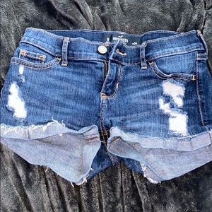 hollister jean shorts